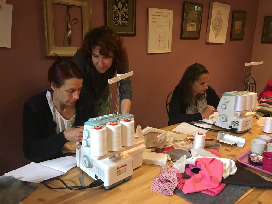 Kit couture débutant - Cécile : Mercerie, tissus et machine à coudre